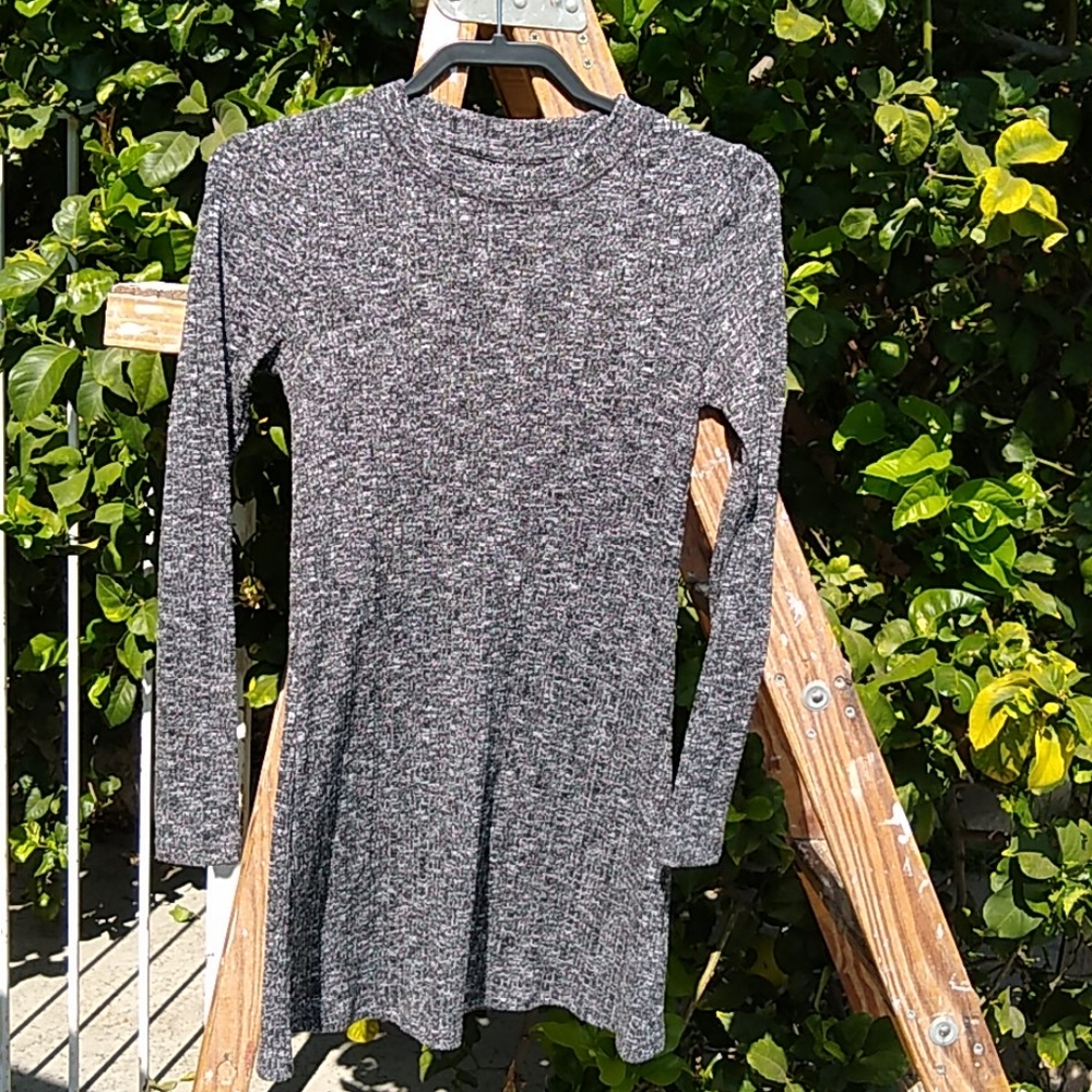 TopShop Mock Neck Knit A-Line Dress 4